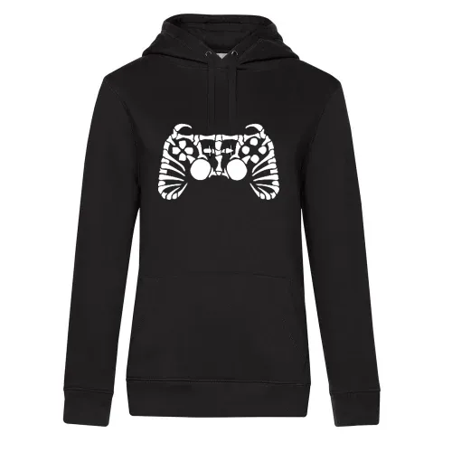 Gaming Controller Fossil Skelett Hoodie