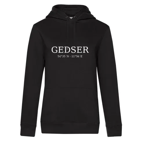 Gedser Koordinaten Hoodie Frauen Queen Hooded
