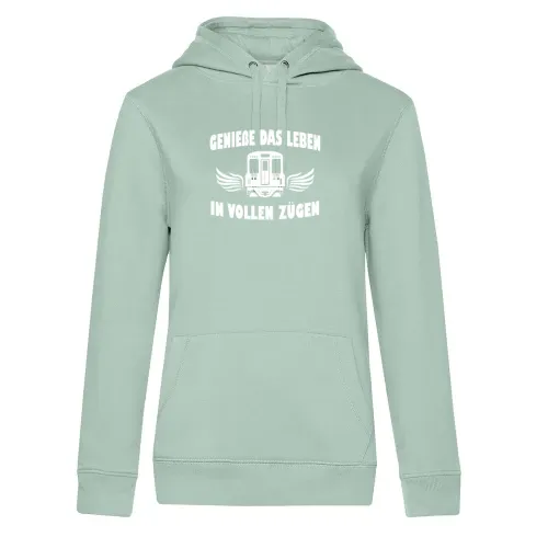 Genieße das Leben - Eisenbahn Eisenbahner Spruch Hoodie