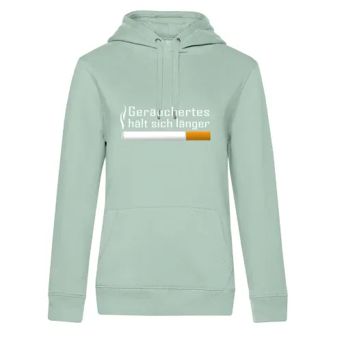 Geräuchertes hält sich länger Hoodie Frauen Queen Hooded