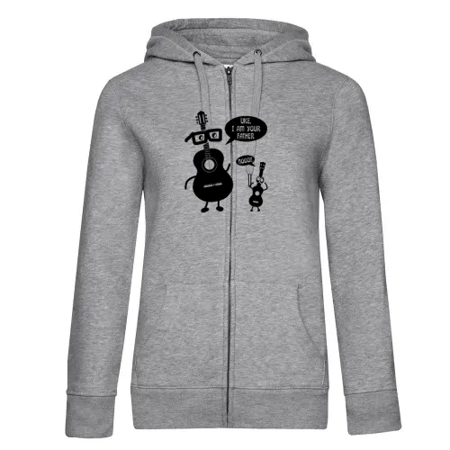 Gitarre Uke I Am Your Father Ukulele Geschenkidee Frauen Hoodie