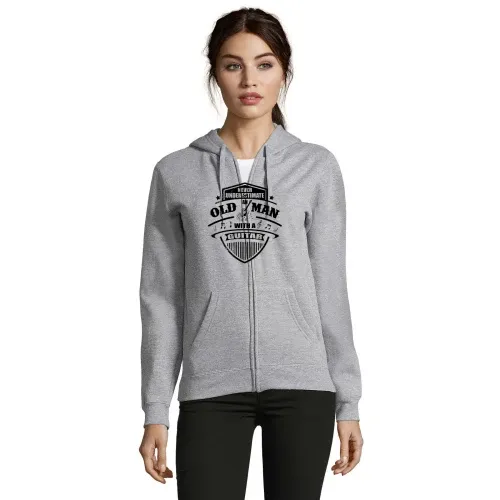 Gitarrist Old Man Gitarren Spieler Gitarrenlehrer Frauen Hoodie