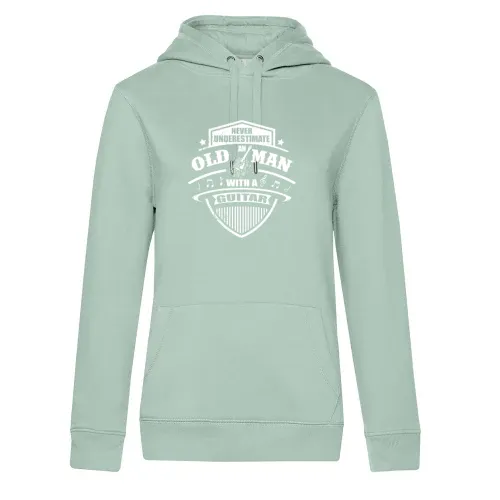 Gitarrist Old Man Gitarren Spieler Gitarrenlehrer Frauen Hoodie