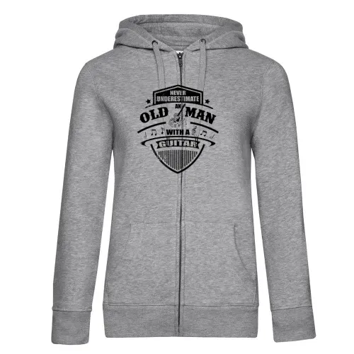 Gitarrist Old Man Gitarren Spieler Gitarrenlehrer Frauen Hoodie