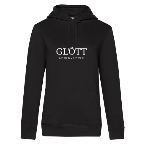 Glött Koordinaten Frauen Hoodie Glött Koordinaten Hoodie