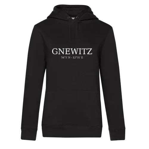 Gnewitz Koordinaten Hoodie Frauen Queen Hooded