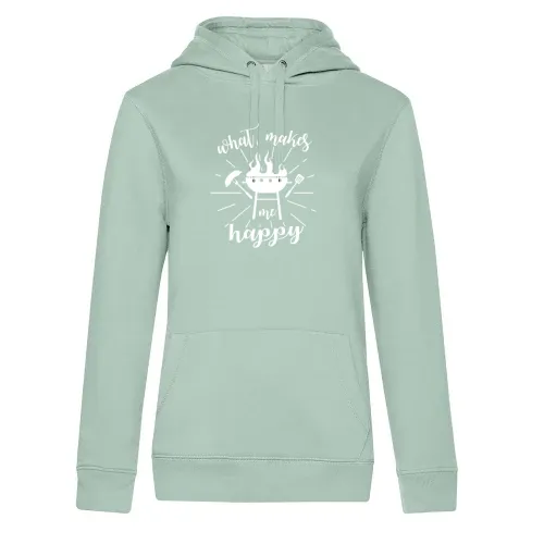 Grillmeister Grillen Griller - BBQ Makes Me Happy Hoodie