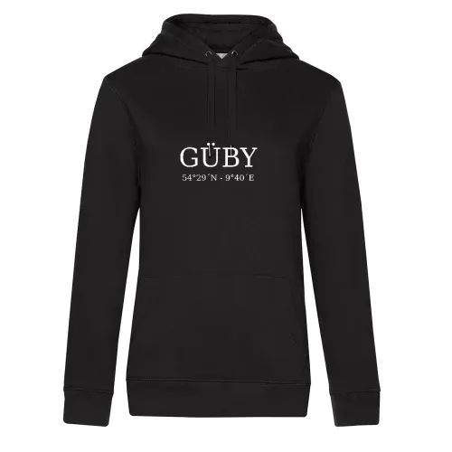 Güby Koordinaten Hoodie Frauen Queen Hooded