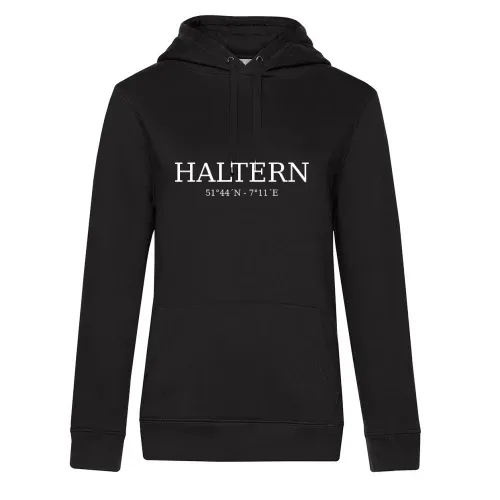 Haltern Koordinaten Hoodie Frauen Queen Hooded