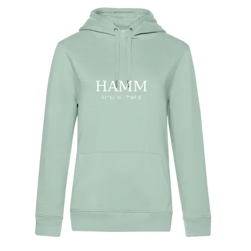 Hamm Koordinaten Hoodie Frauen Queen Hooded