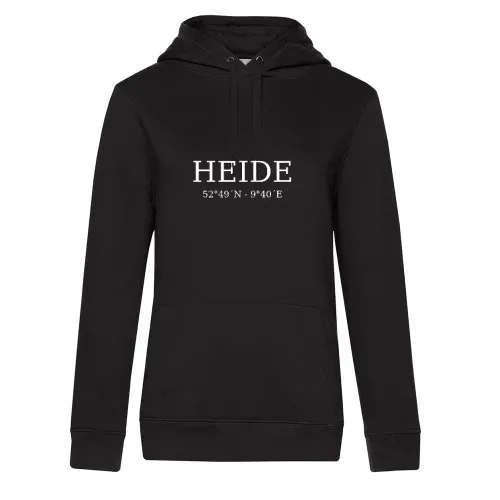 Heide Koordinaten Frauen Hoodie Heide Koordinaten Hoodie