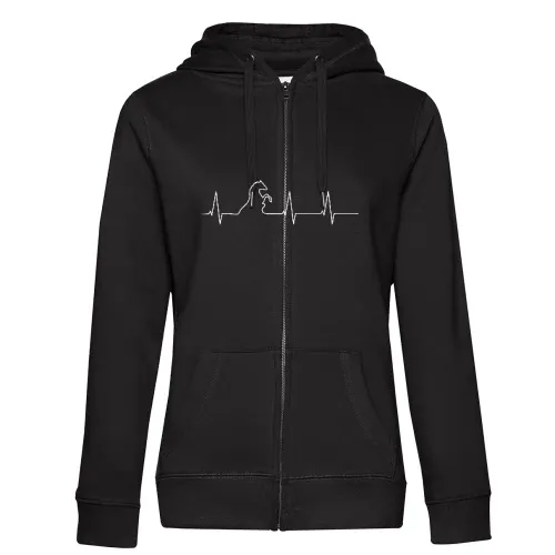 Herzschlag Pferd Frauen Hoodie