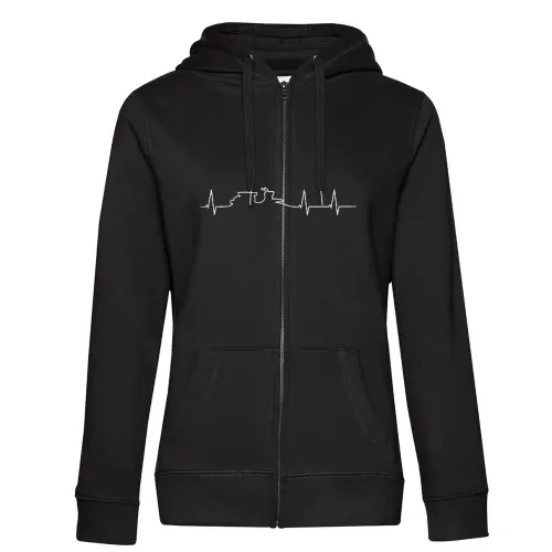 Herzschlag Simson Schwalbe Frauen Hoodie