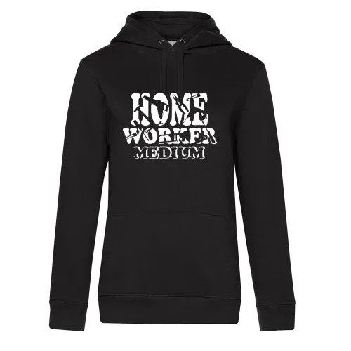 Home Worker Hoodie Frauen Queen Hooded