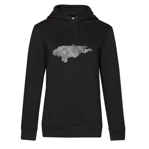 Honduras Fingerabdruck Frauen Hoodie Honduras Fingerabdruck Hoodie