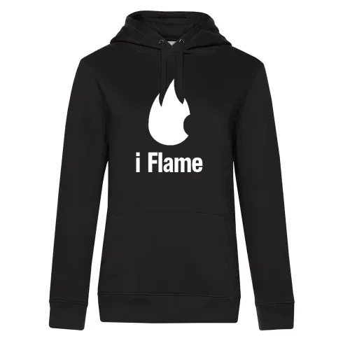 i Flame Hoodie Frauen Queen Hooded