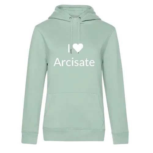 I Love Arcisate Hoodie Frauen Queen Hooded