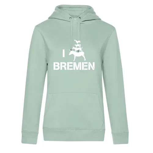 I Love Bremer Stadtmusikanten 2.0 Frauen Hoodie