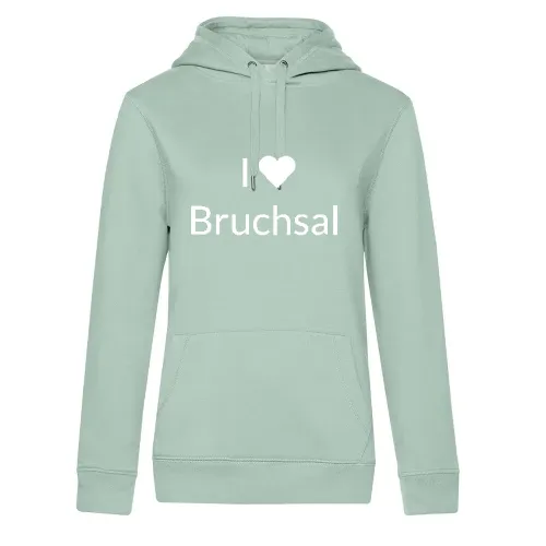 I Love Bruchsal Hoodie Frauen Queen Hooded