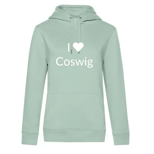 I Love Coswig Hoodie Frauen Queen Hooded