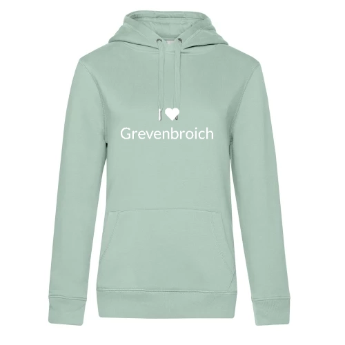 I Love Grevenbroich Hoodie Frauen Queen Hooded