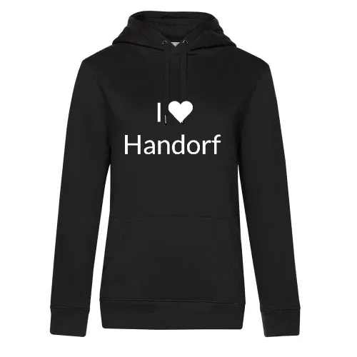 I Love Handorf Hoodie Frauen Queen Hooded