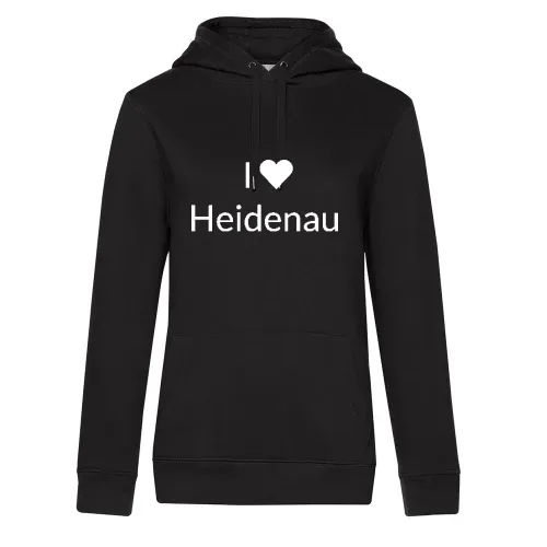 I Love Heidenau Hoodie Frauen Queen Hooded