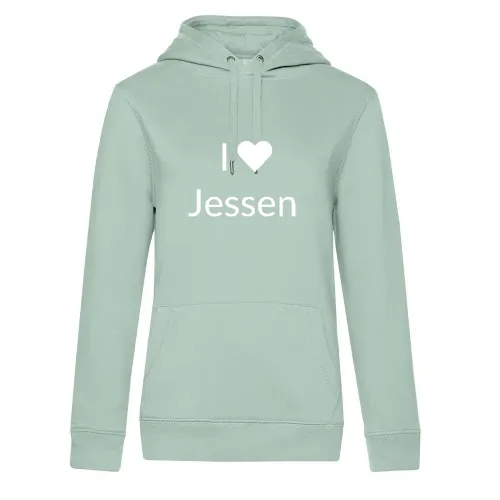 I Love Jessen Hoodie Frauen Queen Hooded