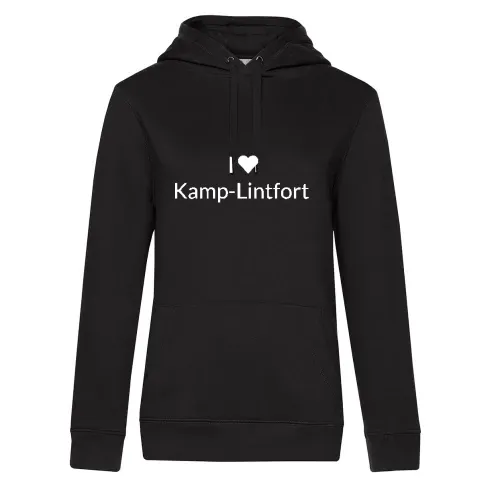 I Love Kamp-Lintfort Hoodie Frauen Queen Hooded