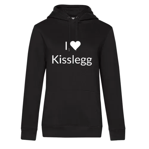 I Love Kisslegg Hoodie Frauen Queen Hooded