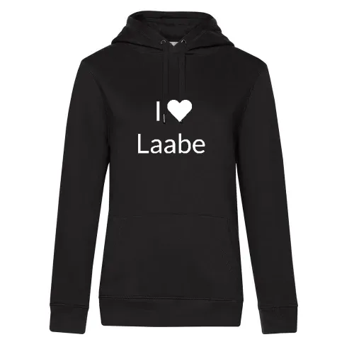 I Love Laabe Hoodie Frauen Queen Hooded