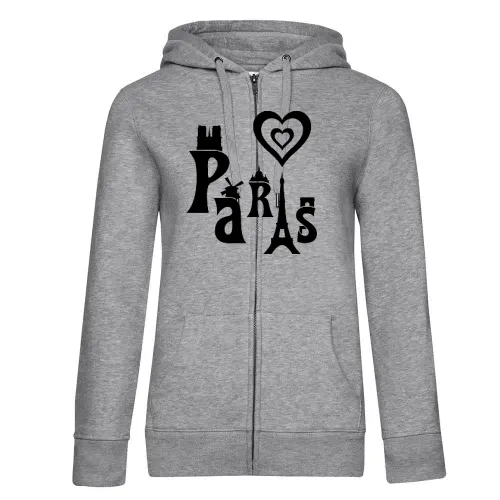 I Love Paris Frauen Hoodie