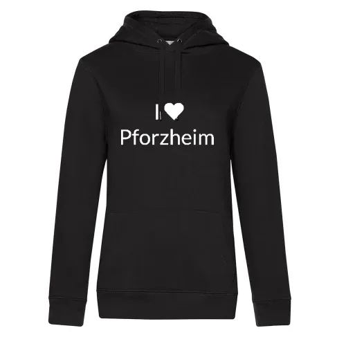 I Love Pforzheim Hoodie Frauen Queen Hooded