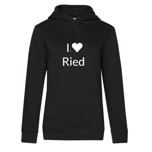 I Love Ried Hoodie Frauen Queen Hooded