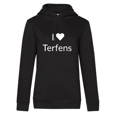 I Love Terfens Hoodie Frauen Queen Hooded
