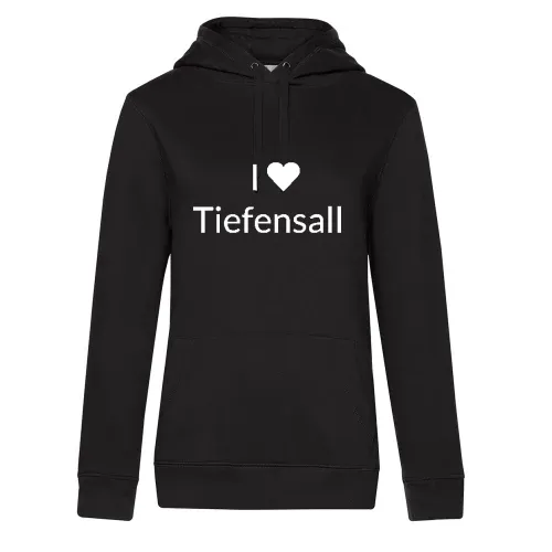 I Love Tiefensall  Frauen Hoodie