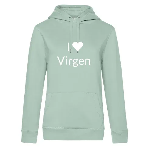 I Love Virgen Hoodie Frauen Queen Hooded