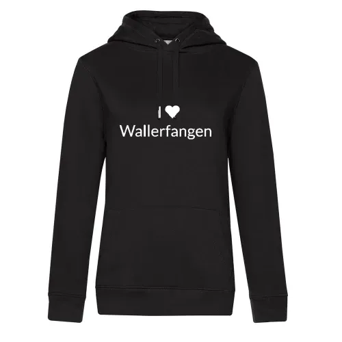 I Love Wallerfangen  Hoodie Frauen Queen Hooded