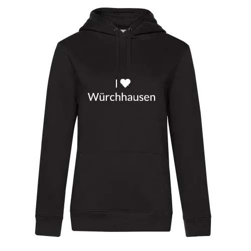 I Love Würchhausen Hoodie Frauen Queen Hooded