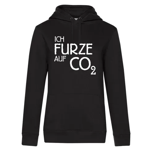 Ich Furze auf CO2 Frauen Hoodie