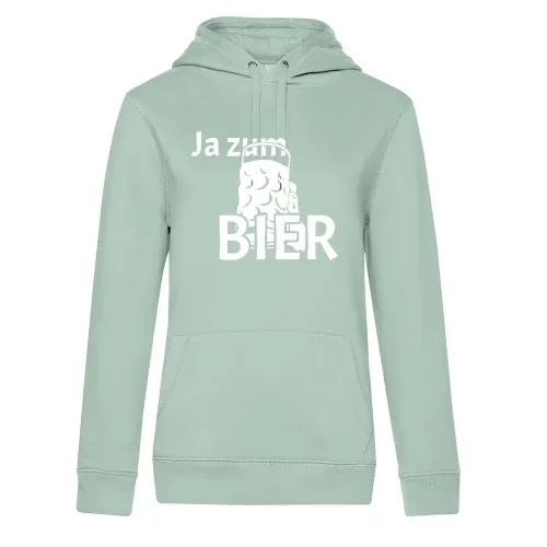 Ja zum Bier Hoodie Frauen Queen Hooded