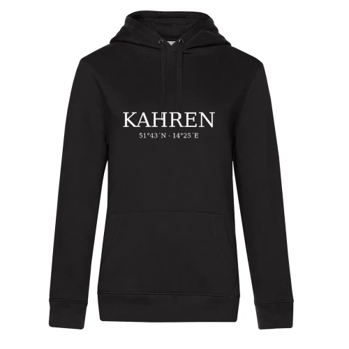 Kahren Koordinaten Frauen Hoodie Kahren Koordinaten Hoodie
