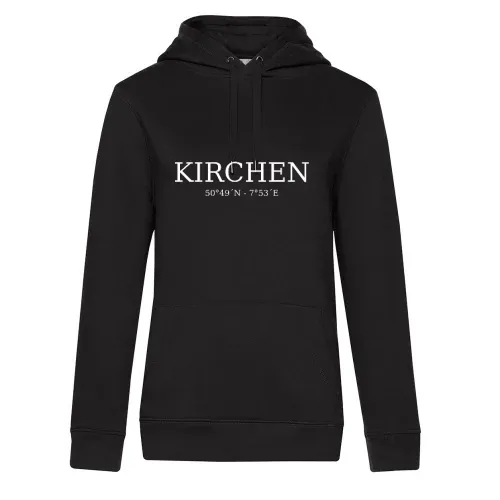 Kirchen Koordinaten Frauen Hoodie