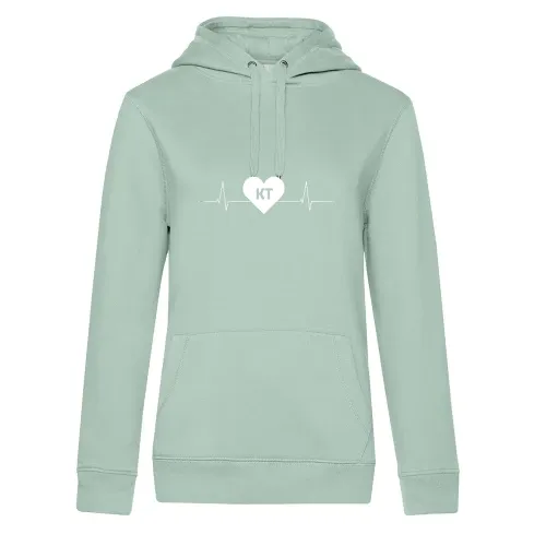 Kitzingen KT Nummernschild Herzschlag Hoodie Frauen Queen Hooded