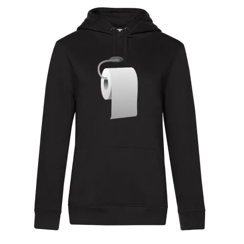 Klopapierrolle Frauen Hoodie Klopapierrolle Hoodie