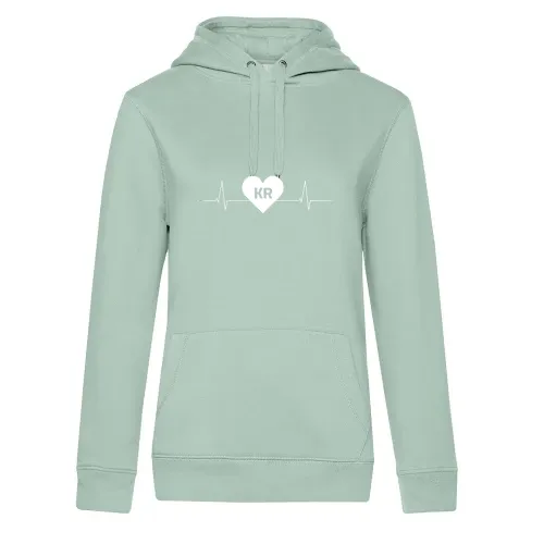 Krefeld KR Nummernschild Herzschlag Hoodie