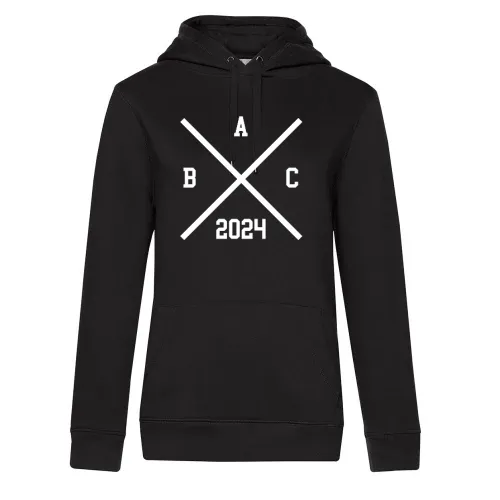 Kreuz mit Buchstaben Hoodie Frauen Queen Hooded
