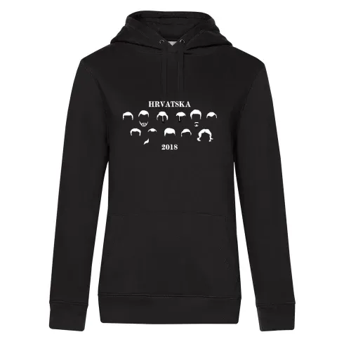 Kroatien 2018 Fussball Hoodie Frauen Queen Hooded