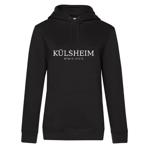 Külsheim Koordinaten Hoodie Frauen Queen Hooded
