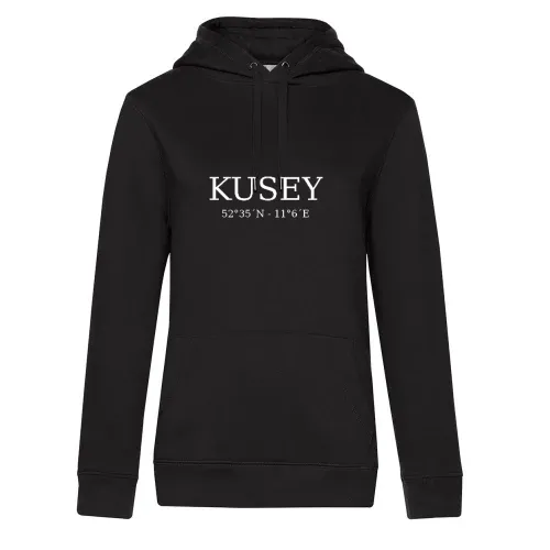 Kusey Koordinaten Frauen Hoodie Kusey Koordinaten Hoodie